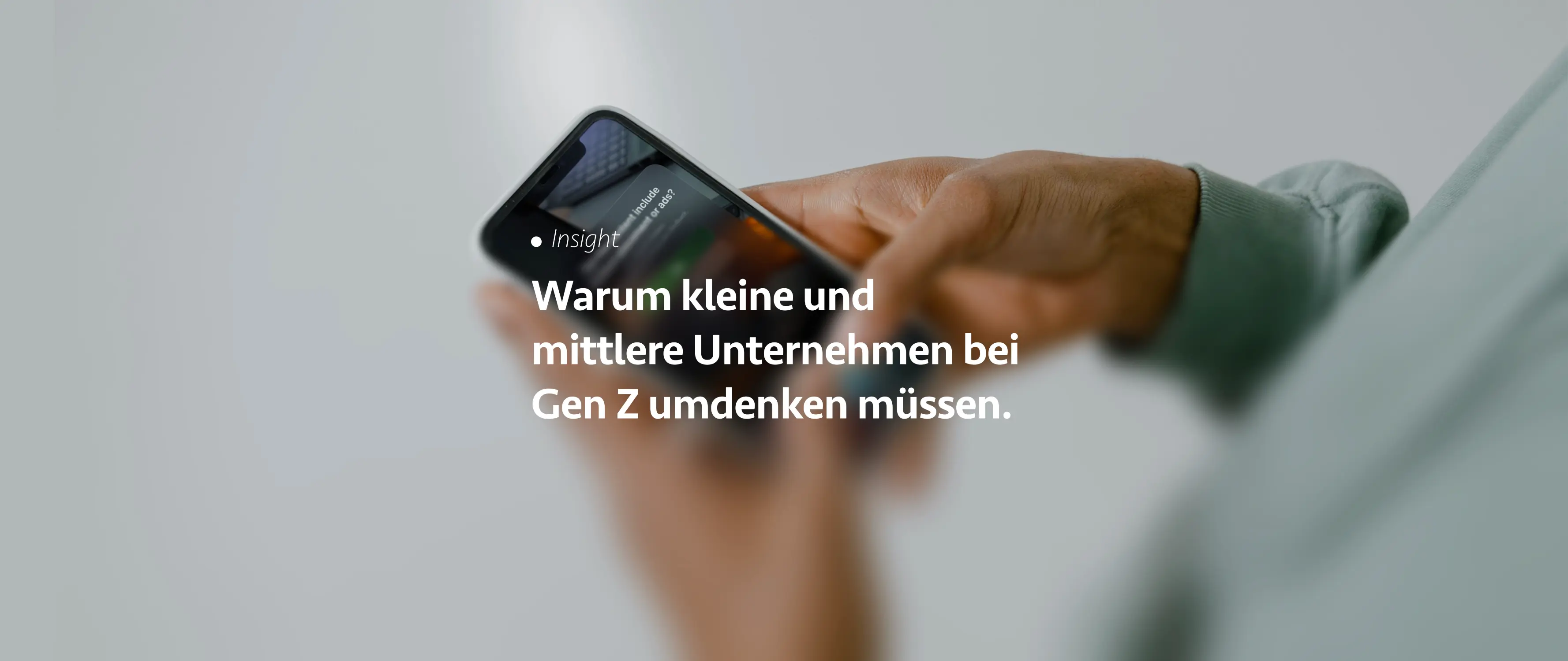 Jung, digital, werbemüde: Warum kleine und mittlere Unternehmen bei Gen Z umdenken müssen.