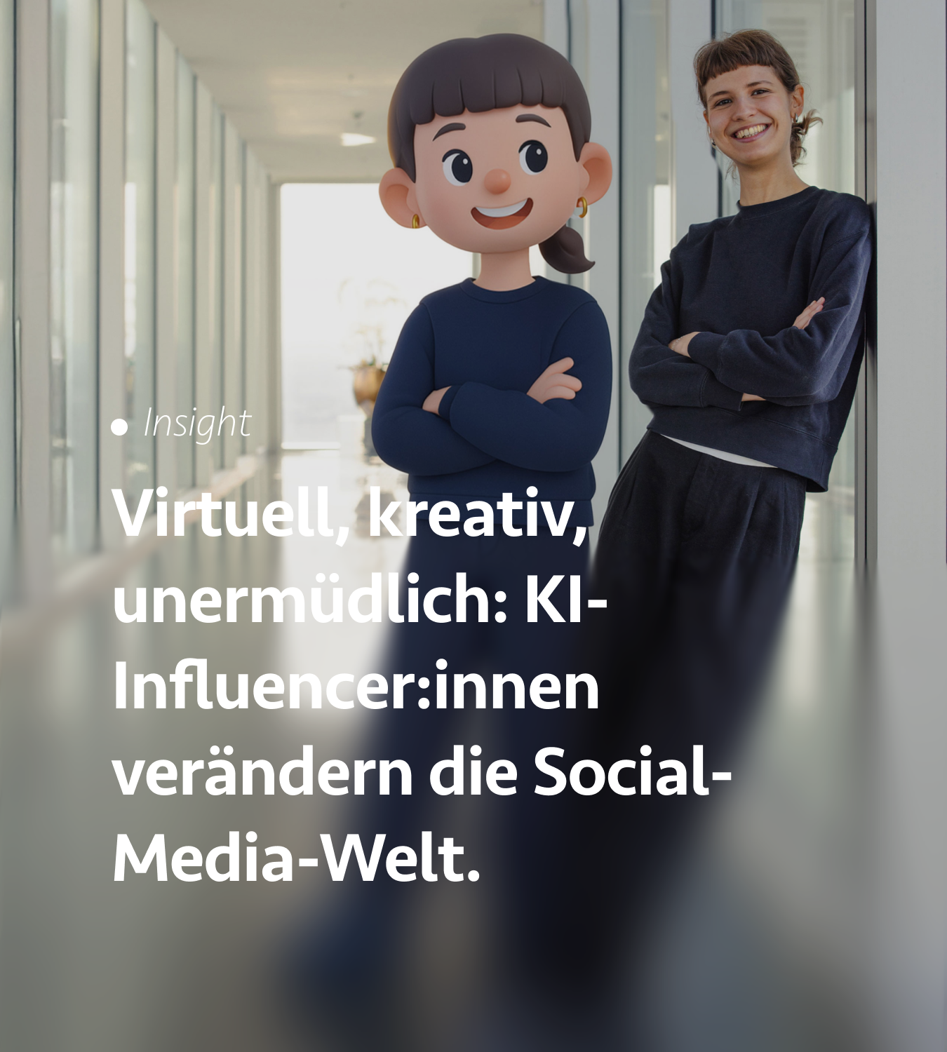 Virtuell, kreativ, unermüdlich: KI-Influencer:innen verändern die Social-Media-Welt.
