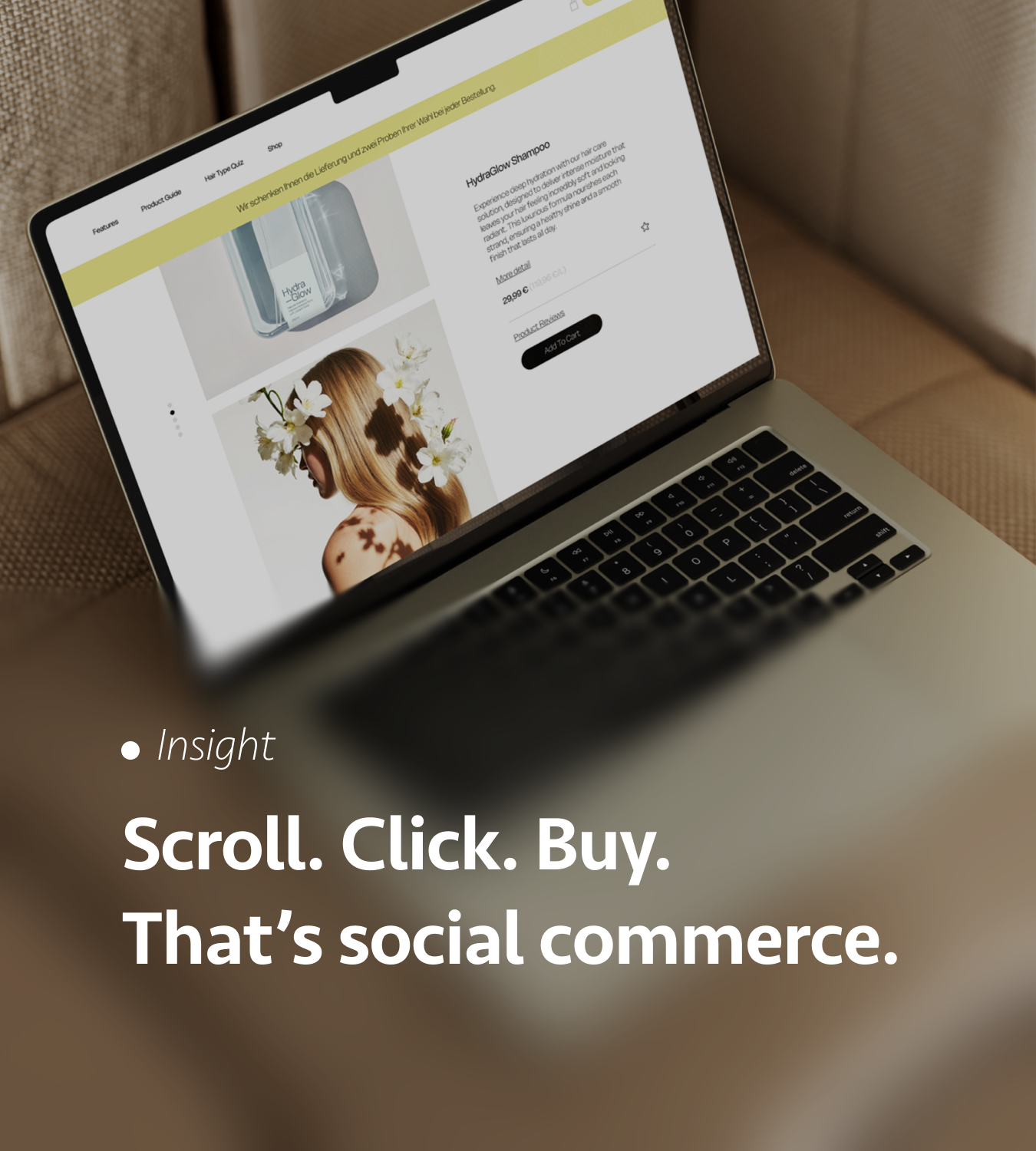 Scroll. Click. Buy. That’s social commerce.