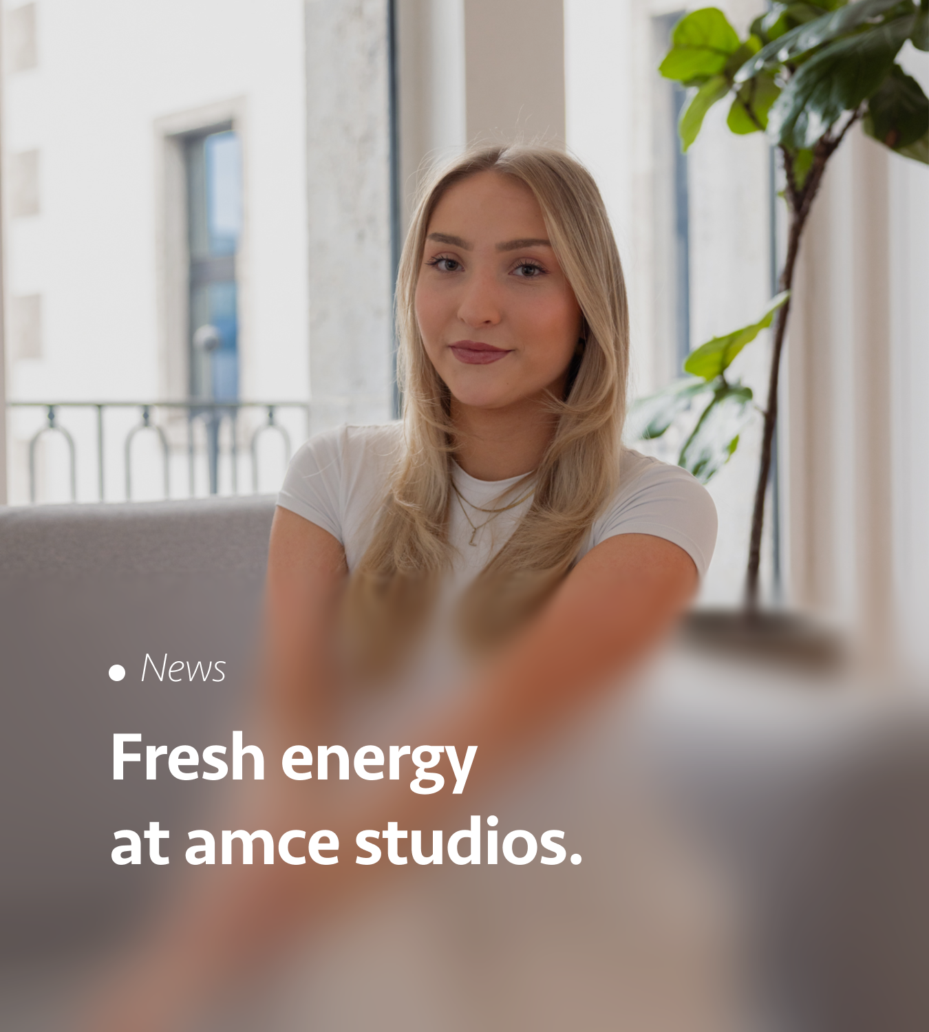 Fresh energy at the turn of the month at amce studios.