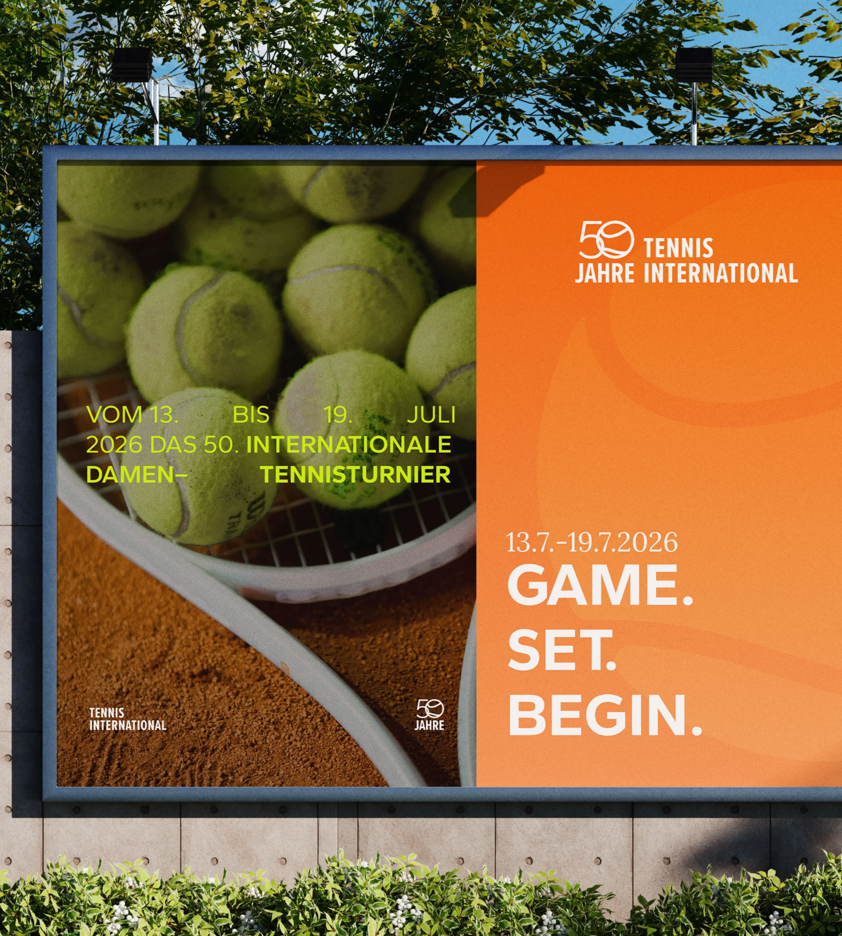 amce studios GmbH is proud to once again sponsor Tennis International 2026 in Darmstadt.