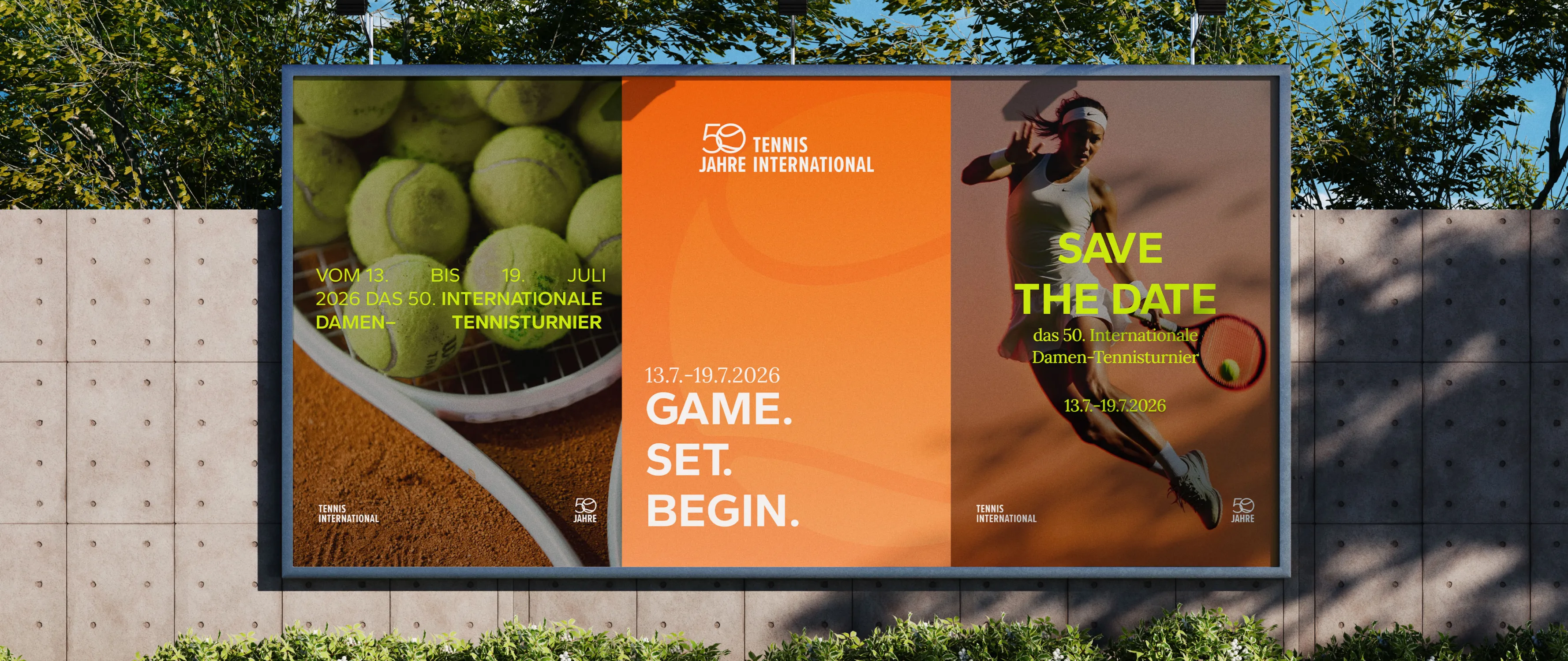 amce studios GmbH is proud to once again sponsor Tennis International 2026 in Darmstadt.