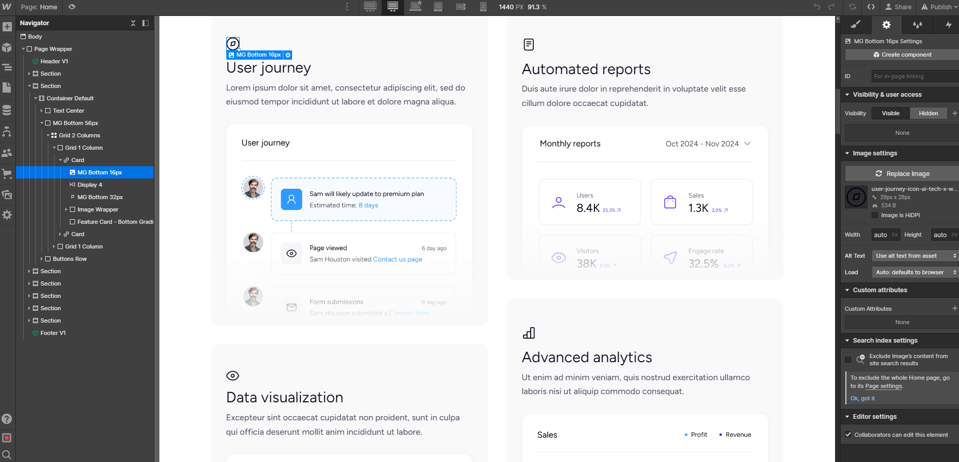 Icons and Graphics - AI-Tech X Webflow Template