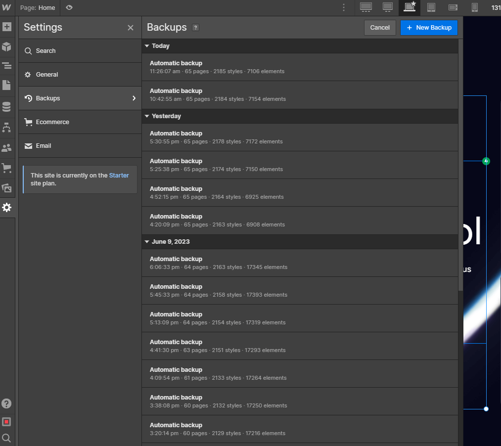 Backups - AI-Tech X Webflow Template