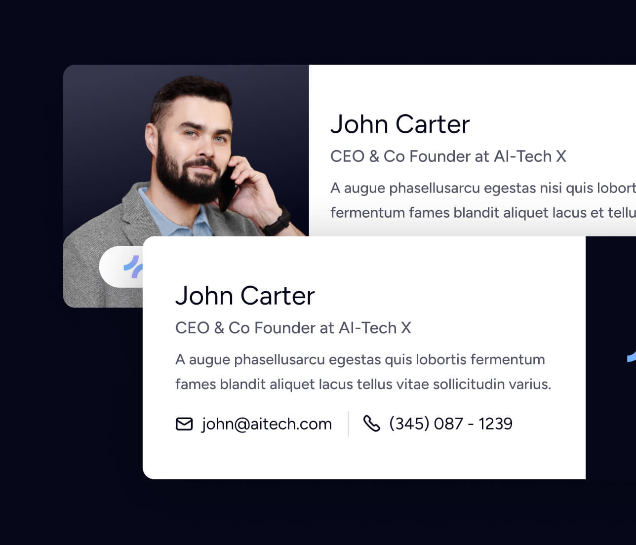 AI-Tech X - Email Signature - Artificial Intelligence Technology Webflow Template