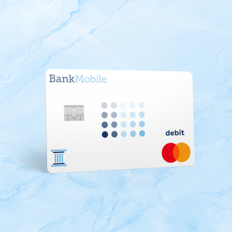 Image of the BankMobile debit card