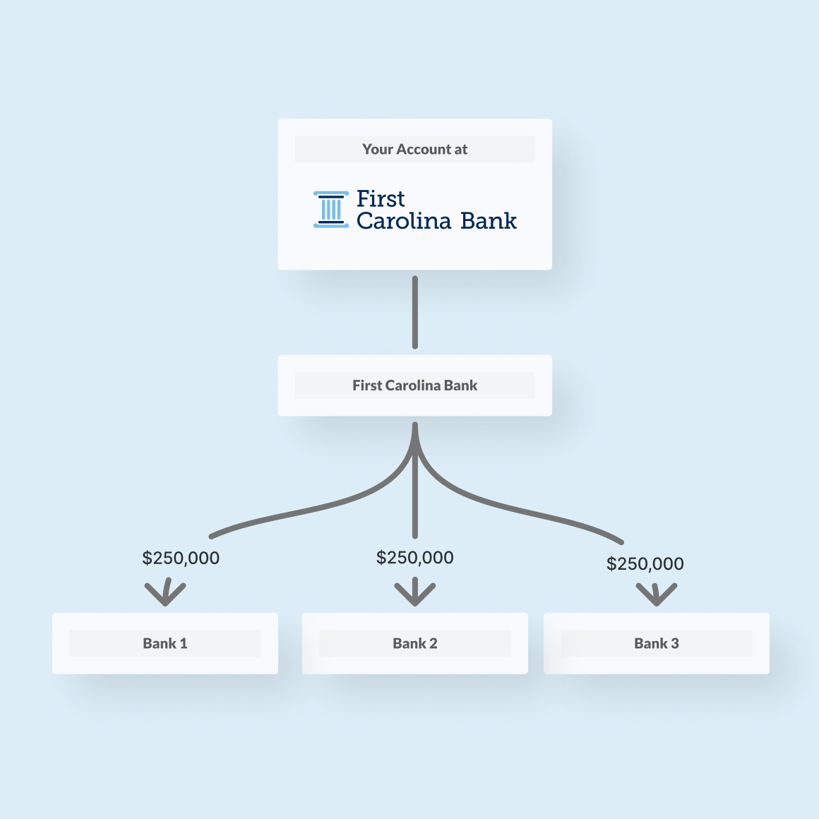 Large Deposit Insurance Flow Chart