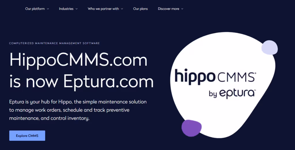 hippocmms facility managment software