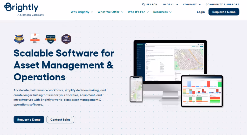 brightly facility managment software