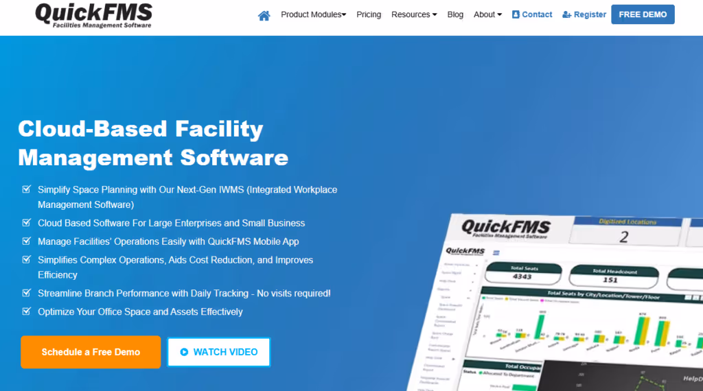 quickfms facility managment software