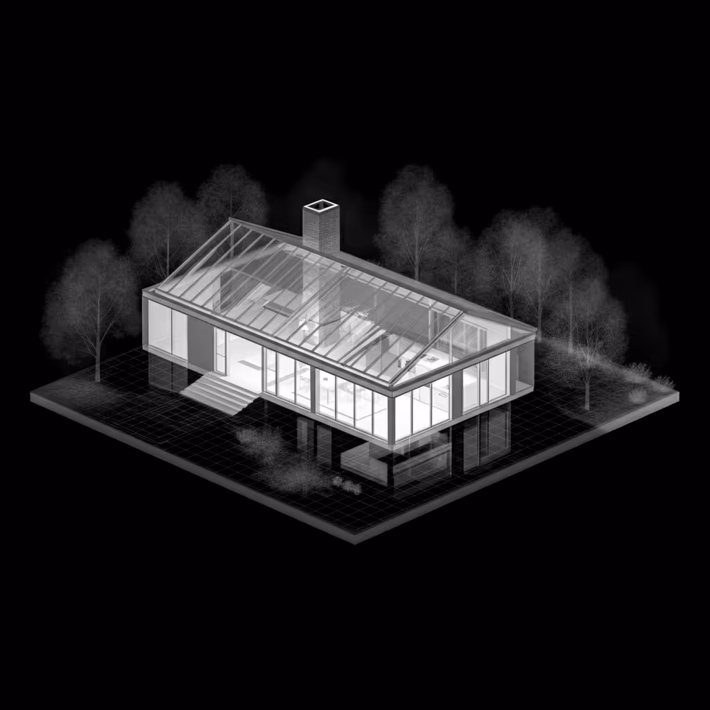 schematic drawing of a home