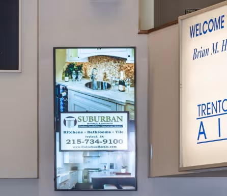 Trenton Mercer Airport used Mvix Digital Signage for their digital signage communications.
