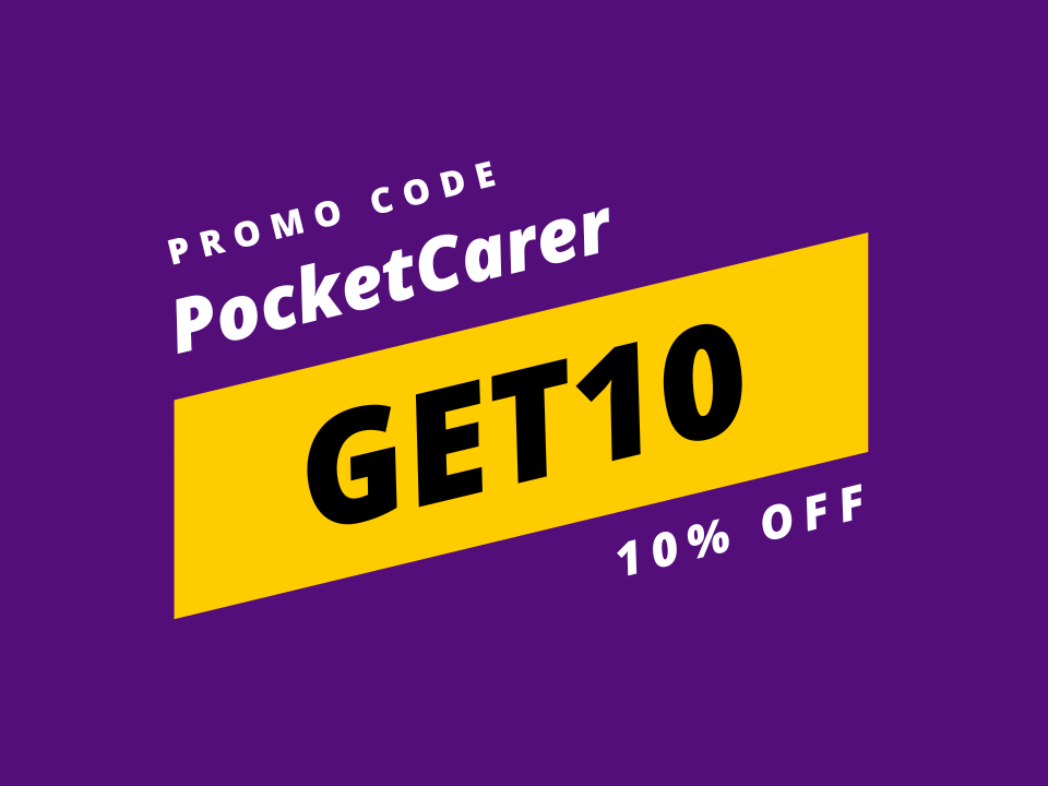 PocketCarer promo code: GET10