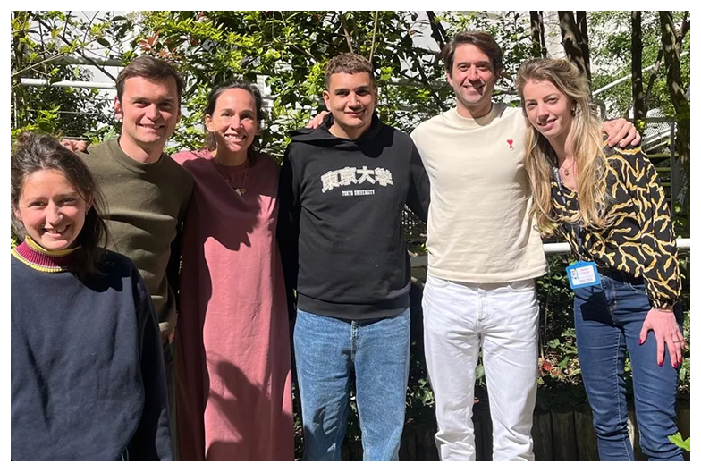 Photo de l'équipe Zenior prise de l'article du Figaro