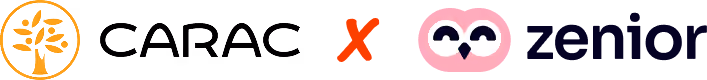 Logo Zenior avec la CARAC
