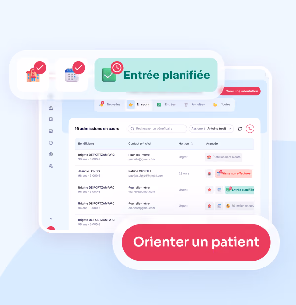 Plateforme Zenior pour les prescripteurs : orientation d’un patient et suivi des demandes