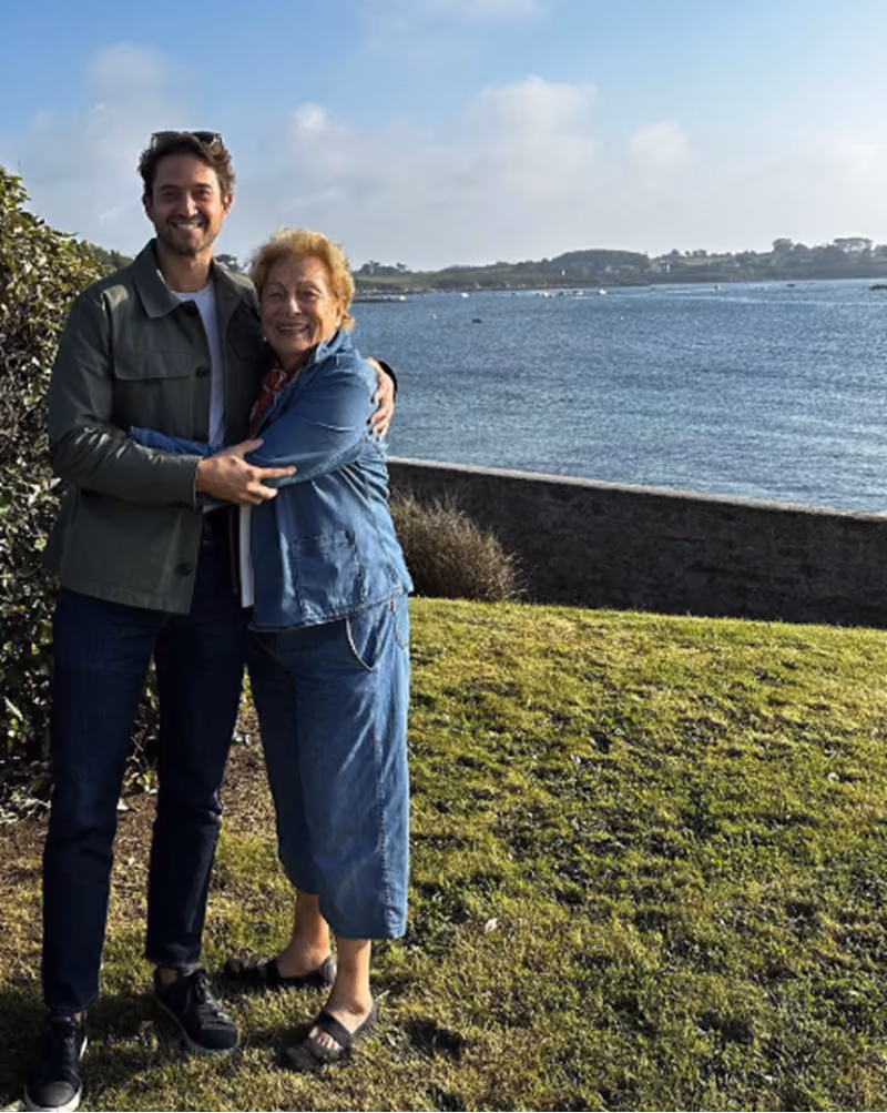 Rodolphe avec sa famille