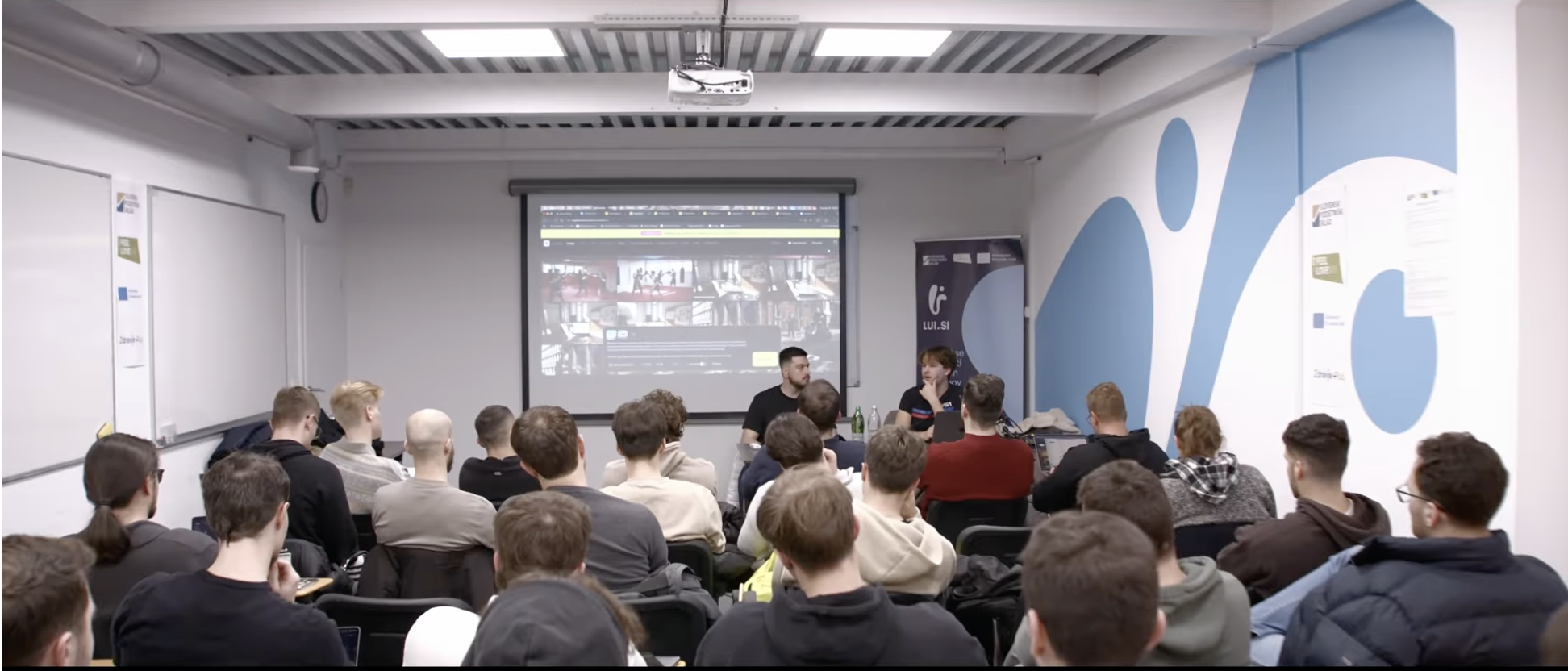 Luka Železnik predavanje na WIN association v Ljubljanskem Univerzitetnem Inkubatorju