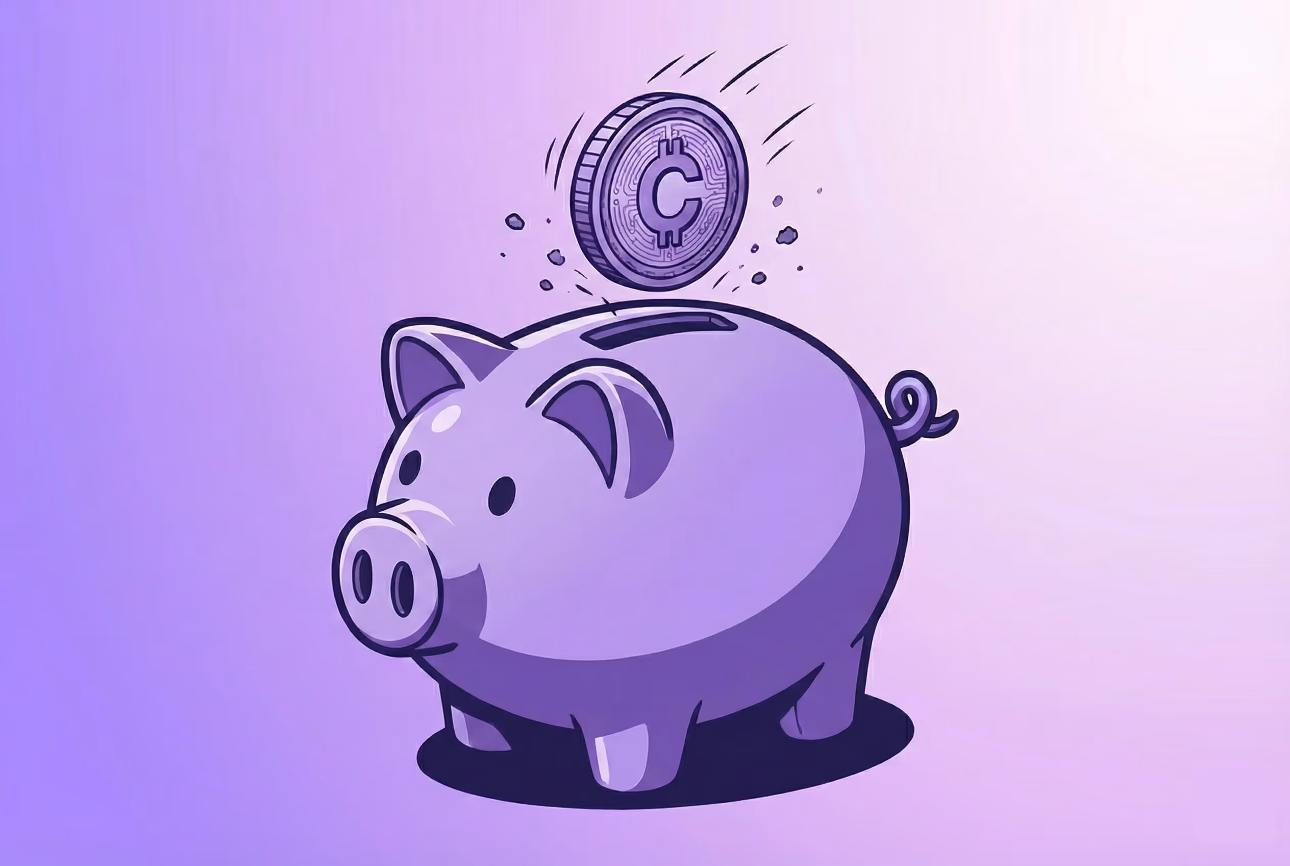 An illustration of a piggy bank.