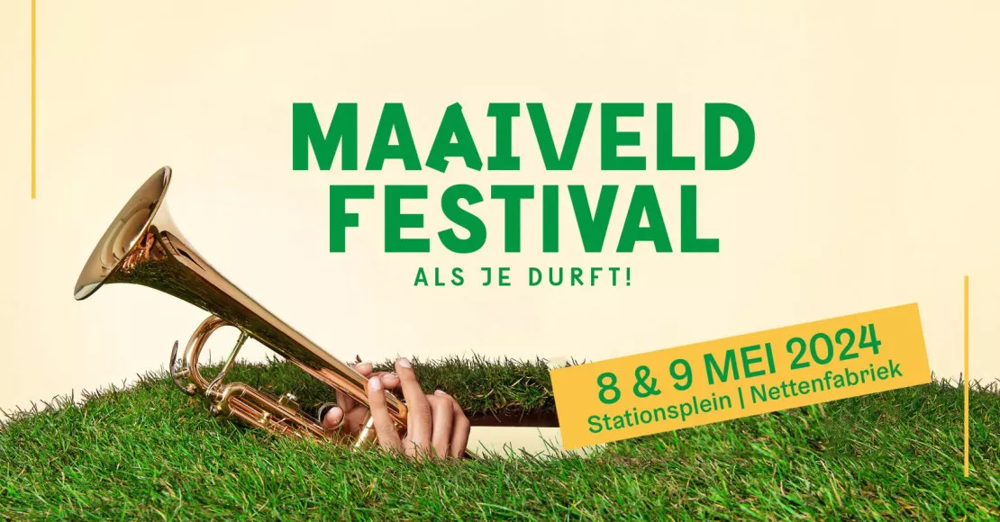 Maaiveld Festival: o.a. Douwe Bob & NJO Poporkest 8 & 9 mei, Gratis