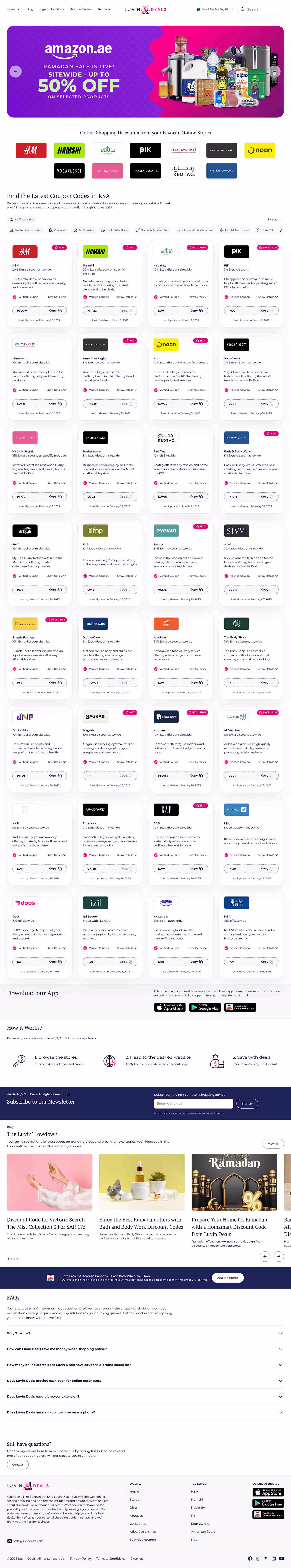 Luvin Deals - Web Design & Devlopment