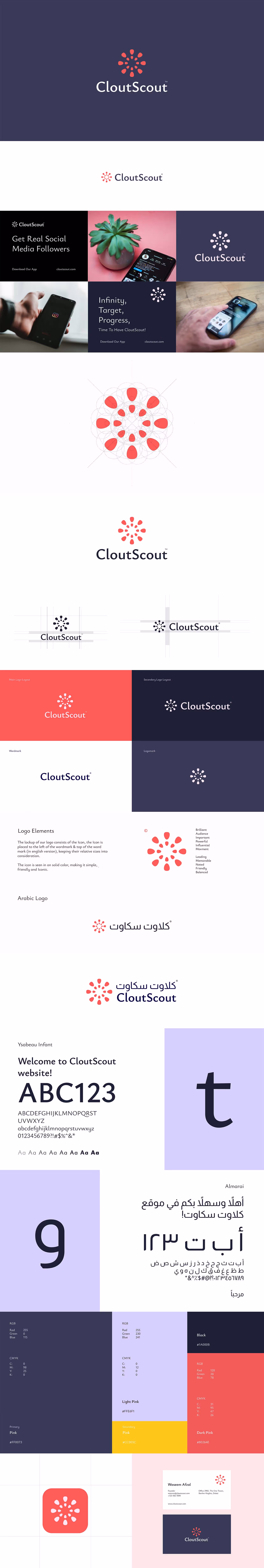 CloutScout Brand Design