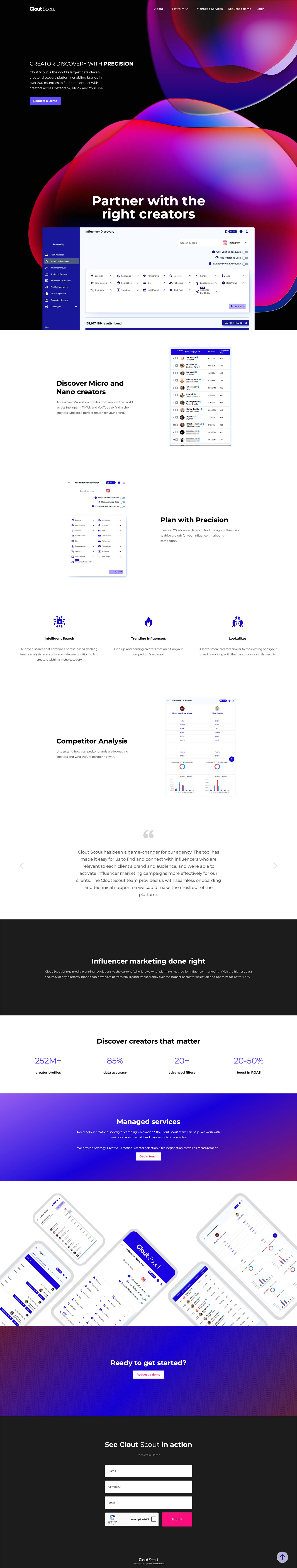 CloutScout - Web Development Case Study