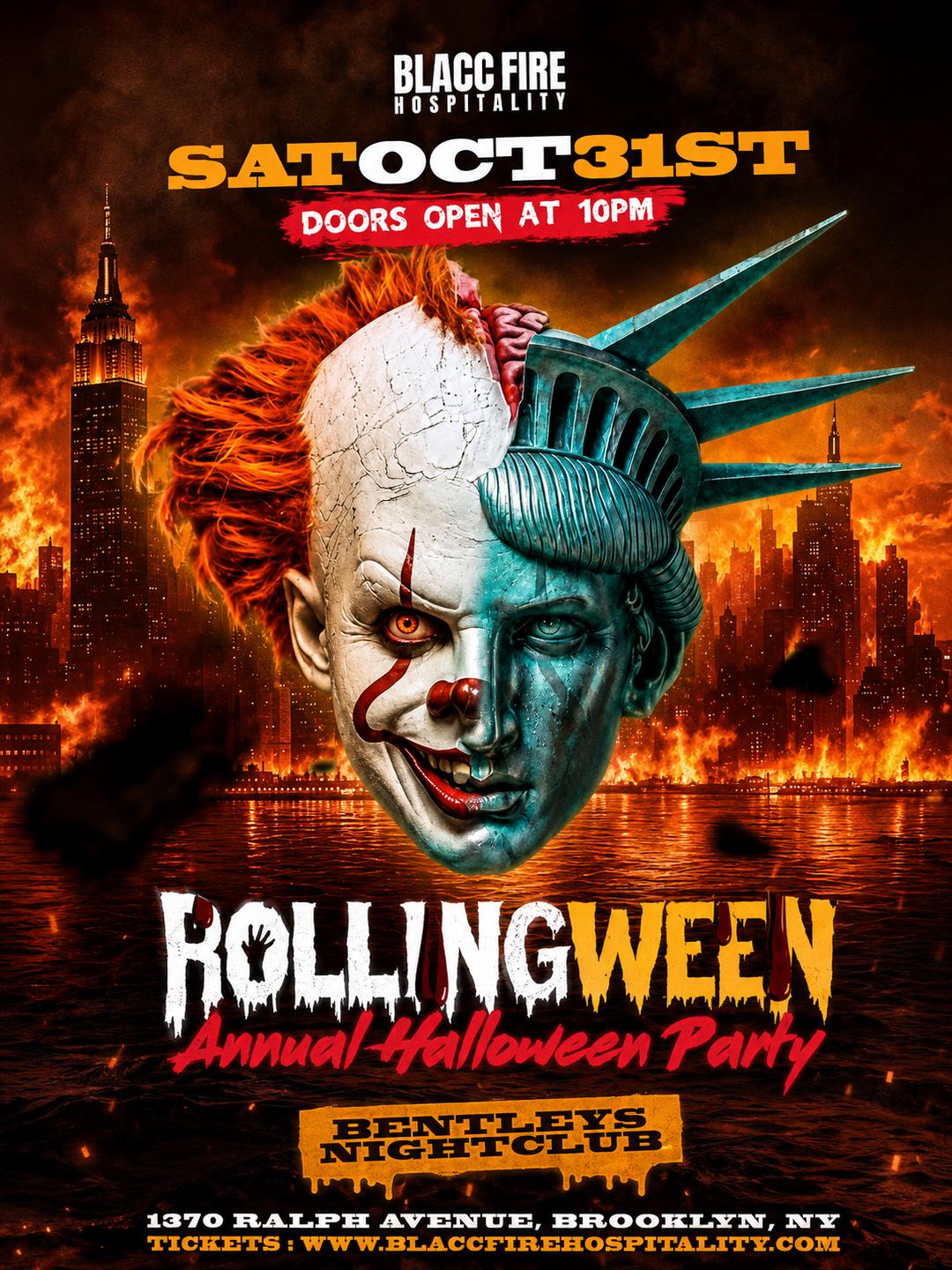 Rollingween : 5th Annual Halloween Party event flyer