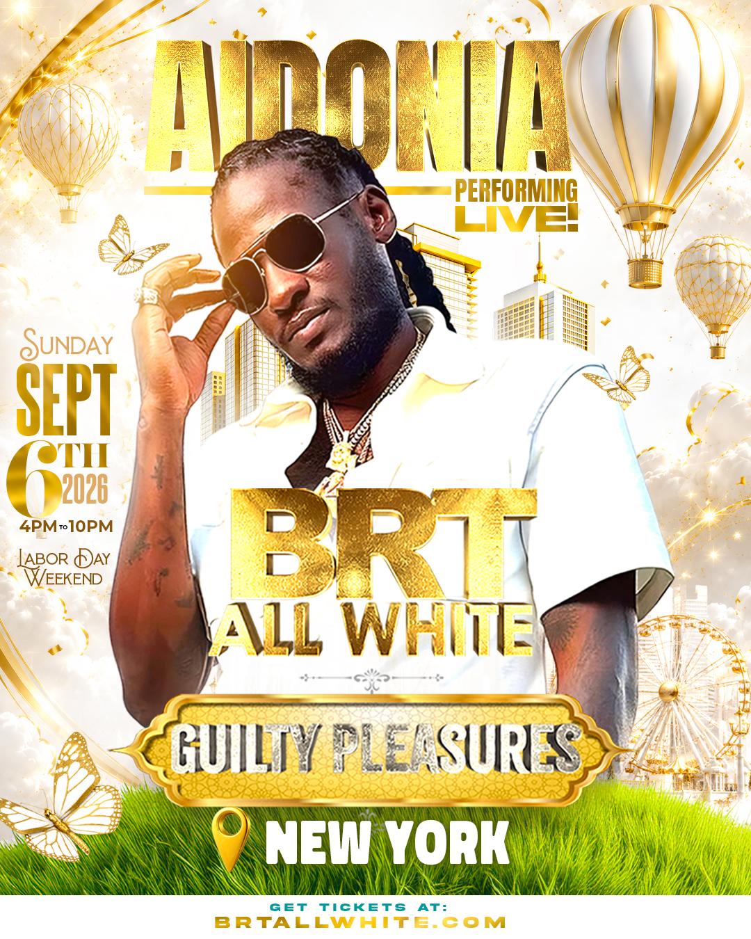 BRT Weekend Halloween Weekend in New York - Aidonia Live! event flyer