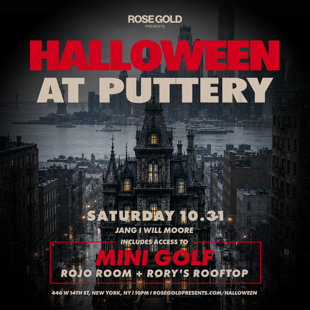 House of Shadows: Puttery & Rory’s Halloween NYC — Oct 31 event flyer