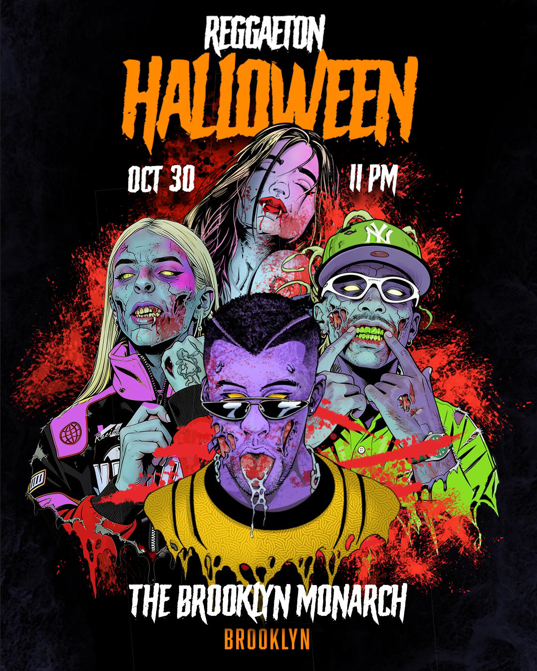 Reggaeton Halloween OCT 30 (21+) event flyer