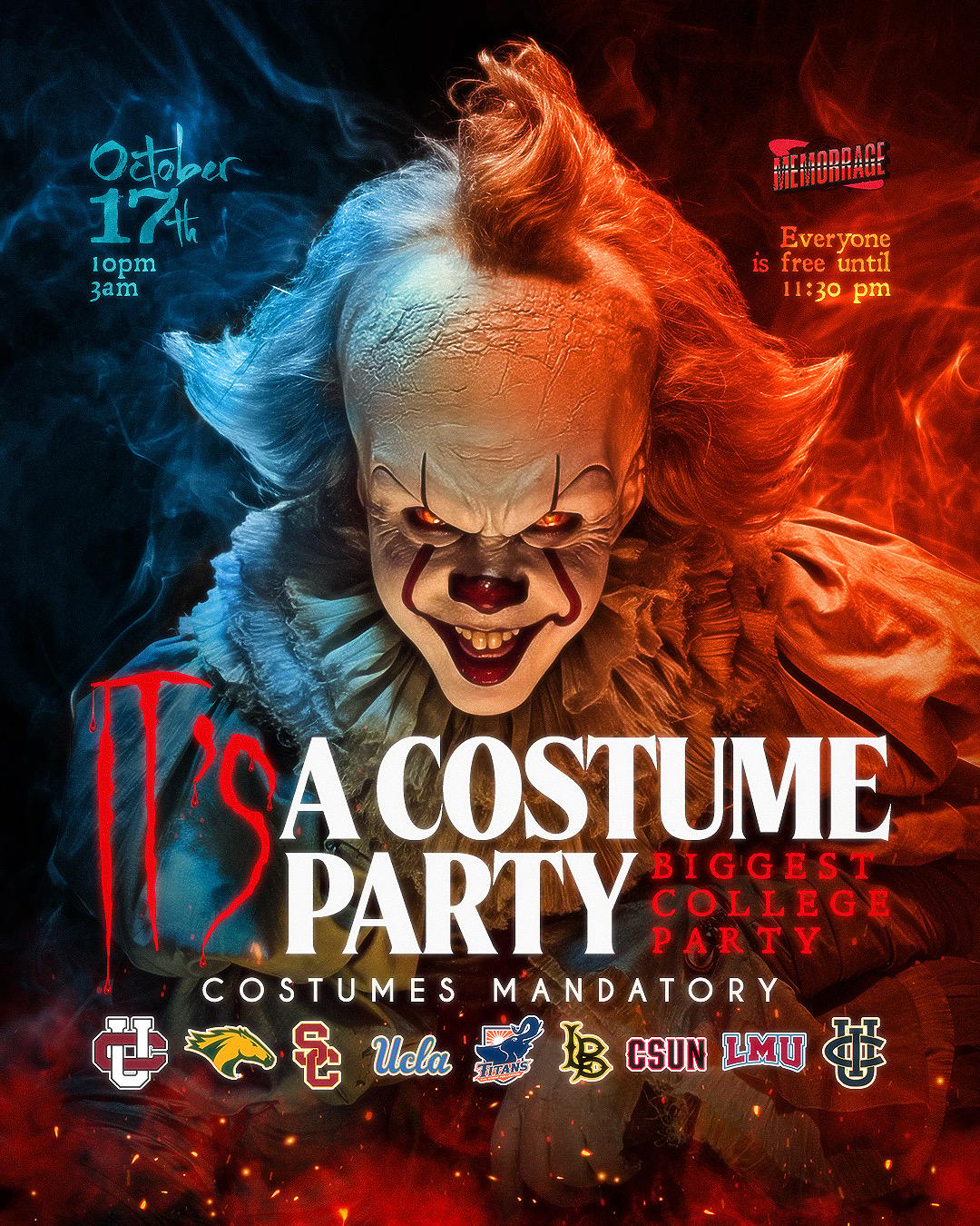 IT's A Costume Party event flyer