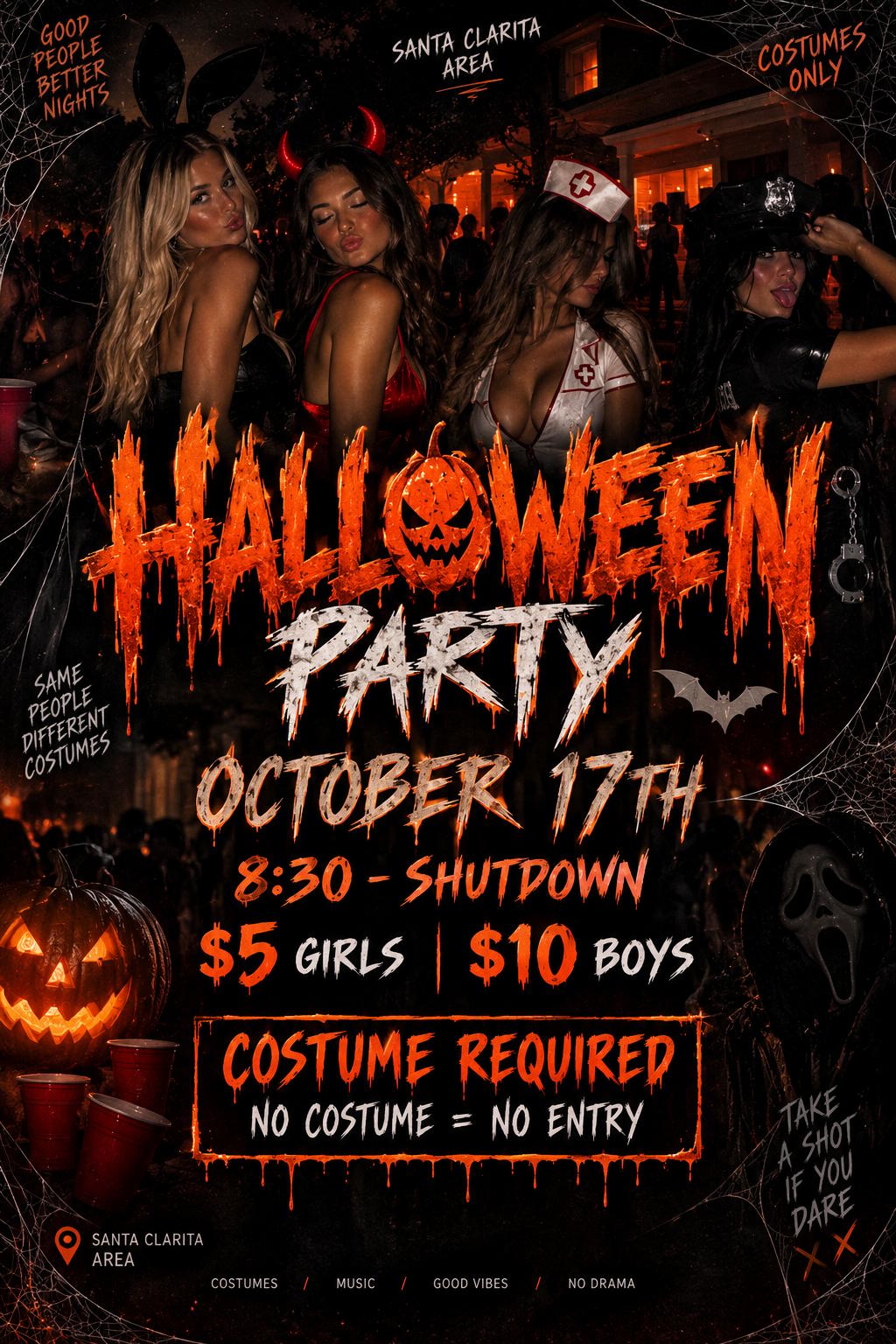 HALLOWEEN PARTY SCV event flyer
