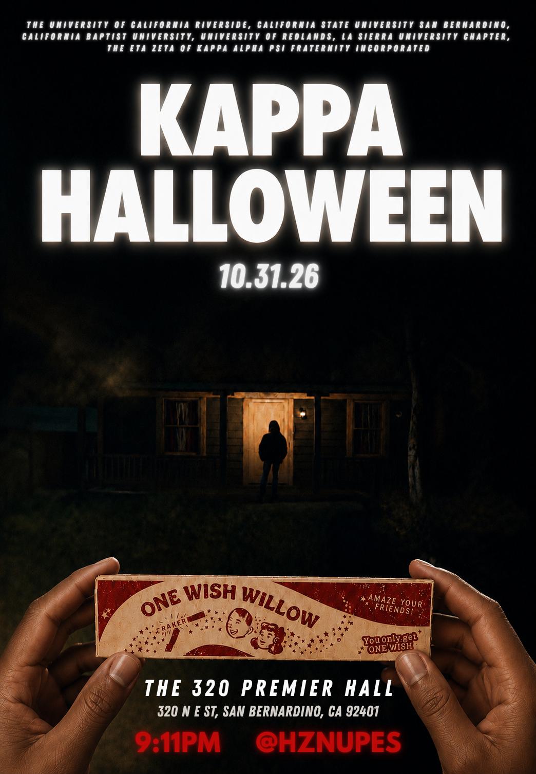 Kappa Halloween: OBSESSION event flyer