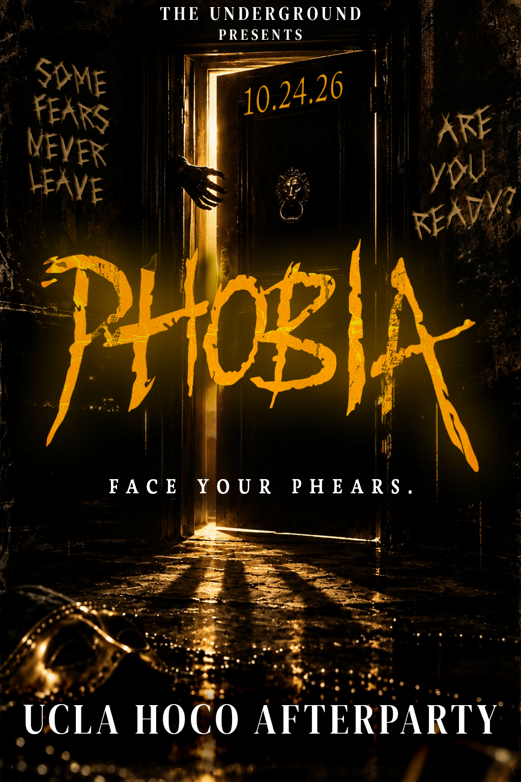 UCLA HOMECOMING X HALLOWEEN PARTY event flyer