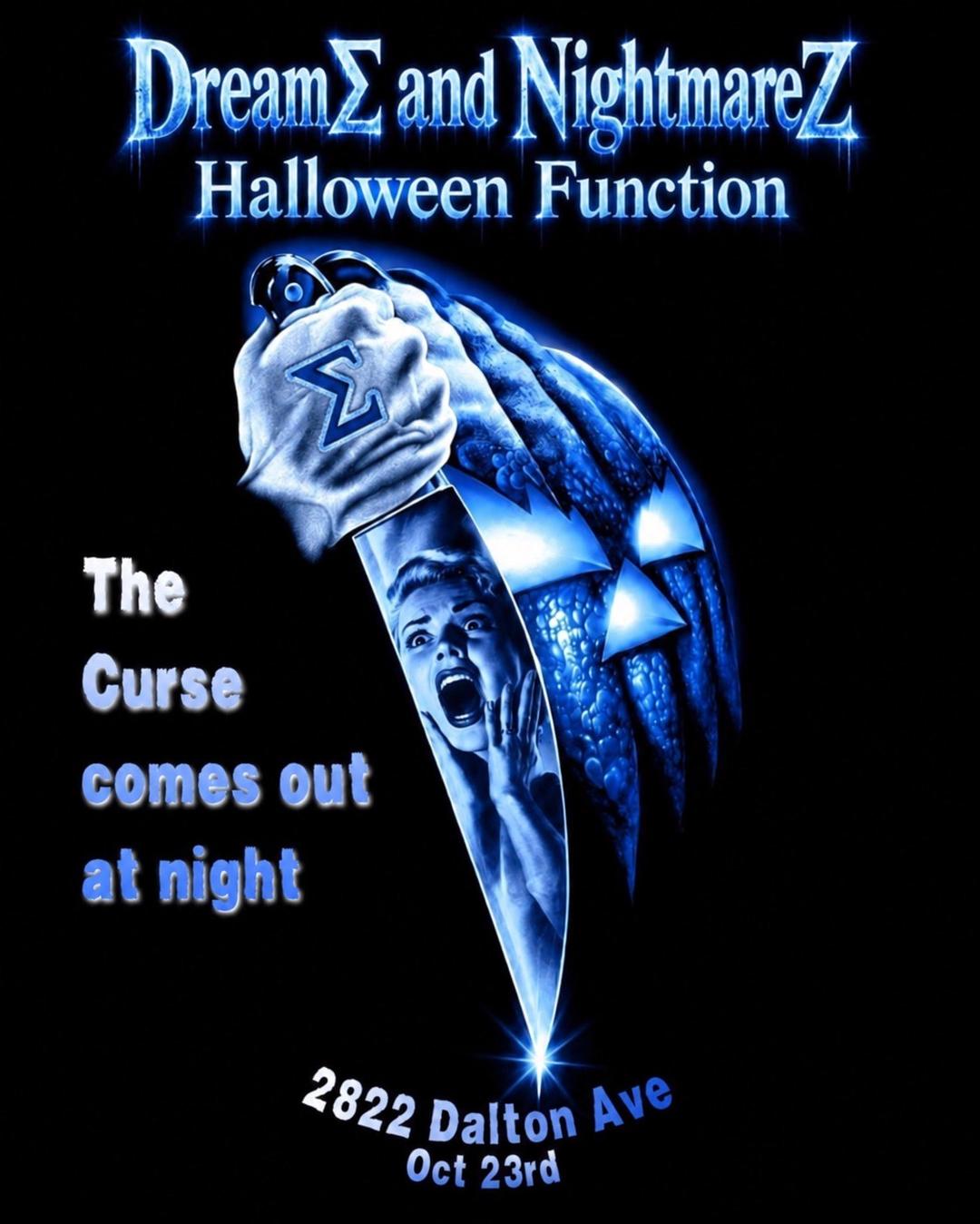 DREAMΣ & NIGHTMAREZ: Halloween Function event flyer