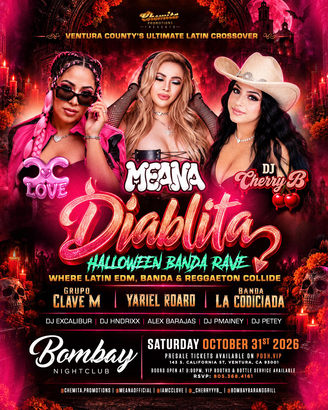 DIABLITA - HALLOWEEN BANDA RAVE event flyer