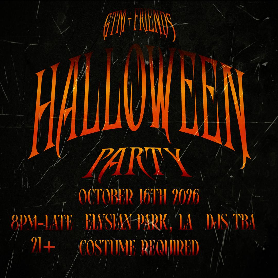 HALLOWEEN AT THE PARK event flyer