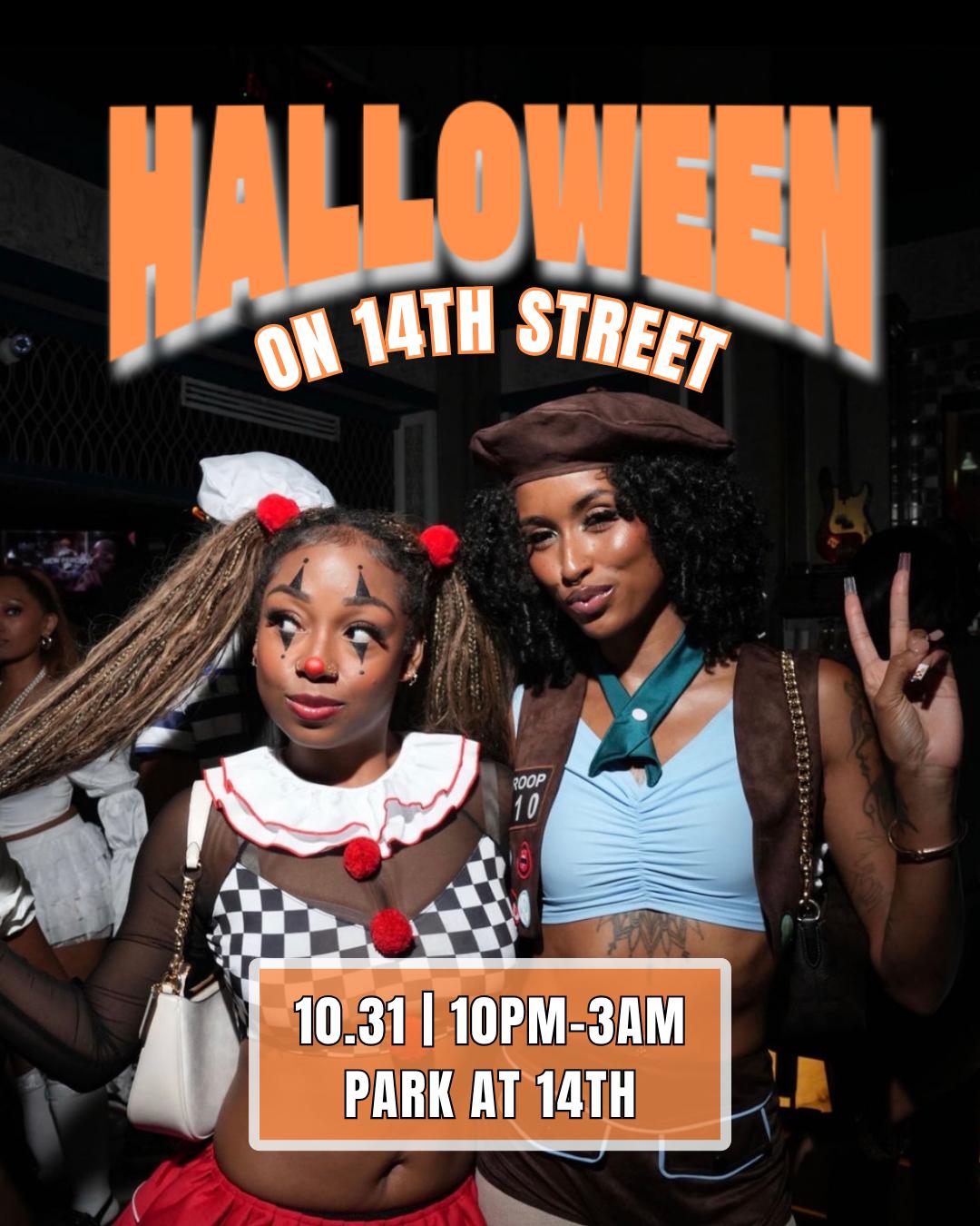 Halloween on 14th Street event flyer