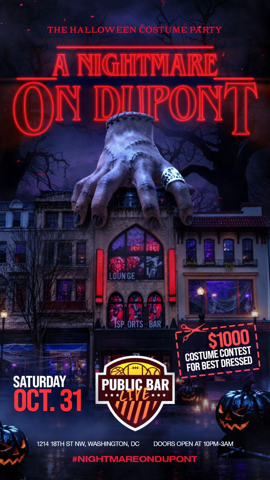Haunted House (Nightmare on Dupont) event flyer