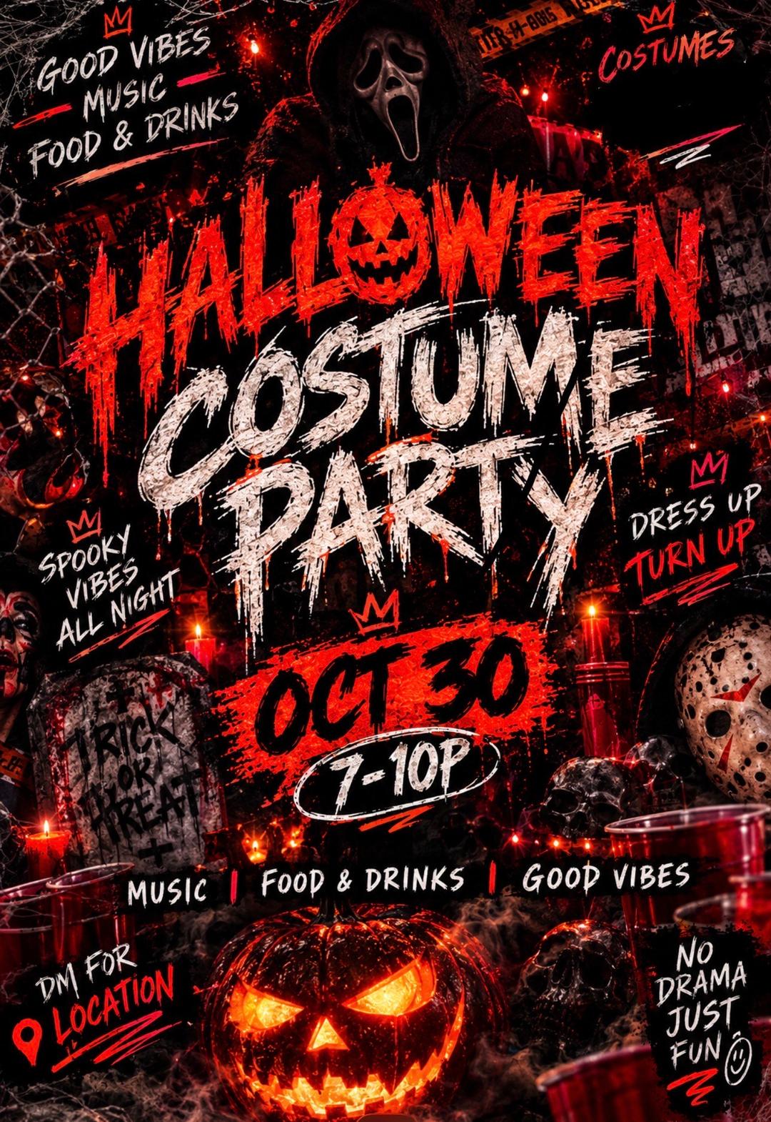 Halloween Costume Party event flyer