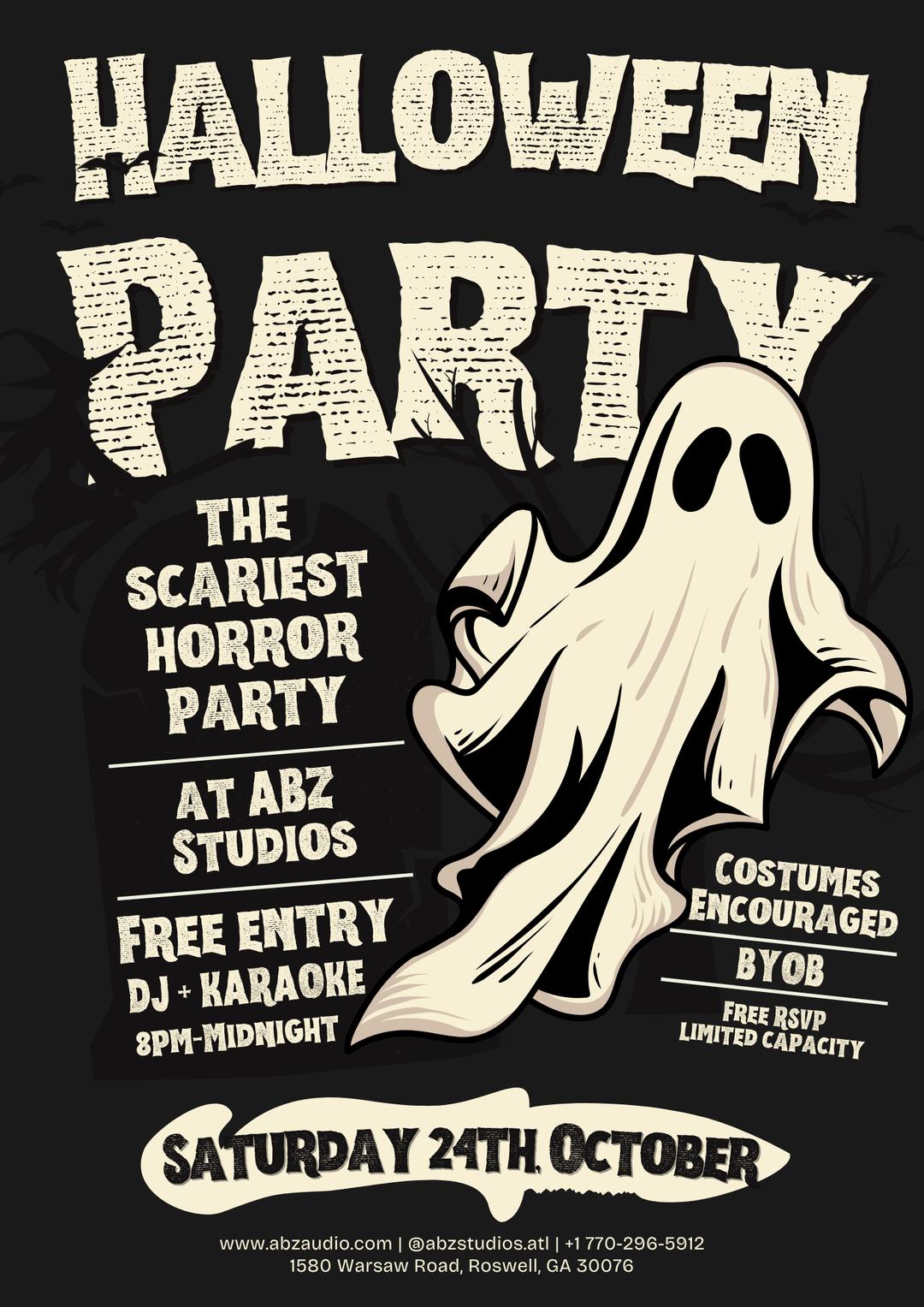 HALLOWEEN PARTY | @ABZSTUDIOS event flyer