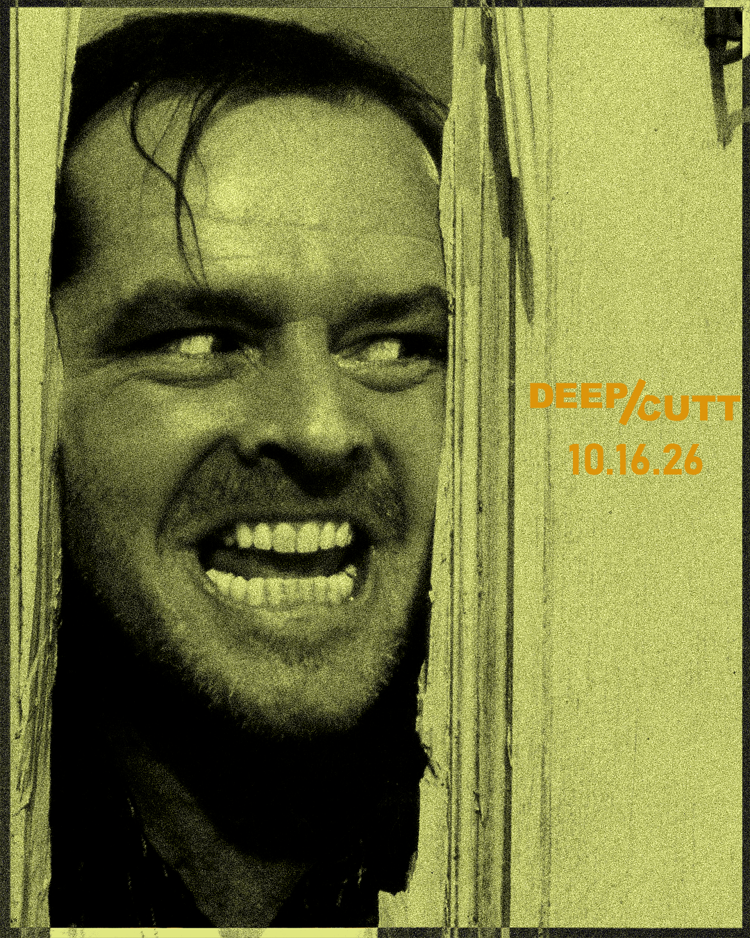 DEEP/CUTT: HALLOWEEN '26 event flyer