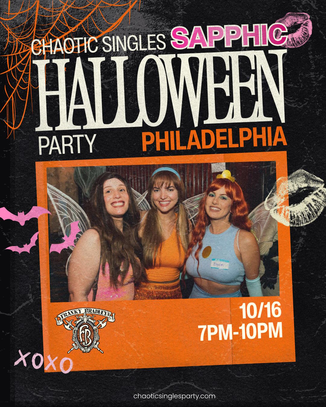 Chaotic Singles SAPPHIC HALLOWEEN Party (Philadelphia) event flyer