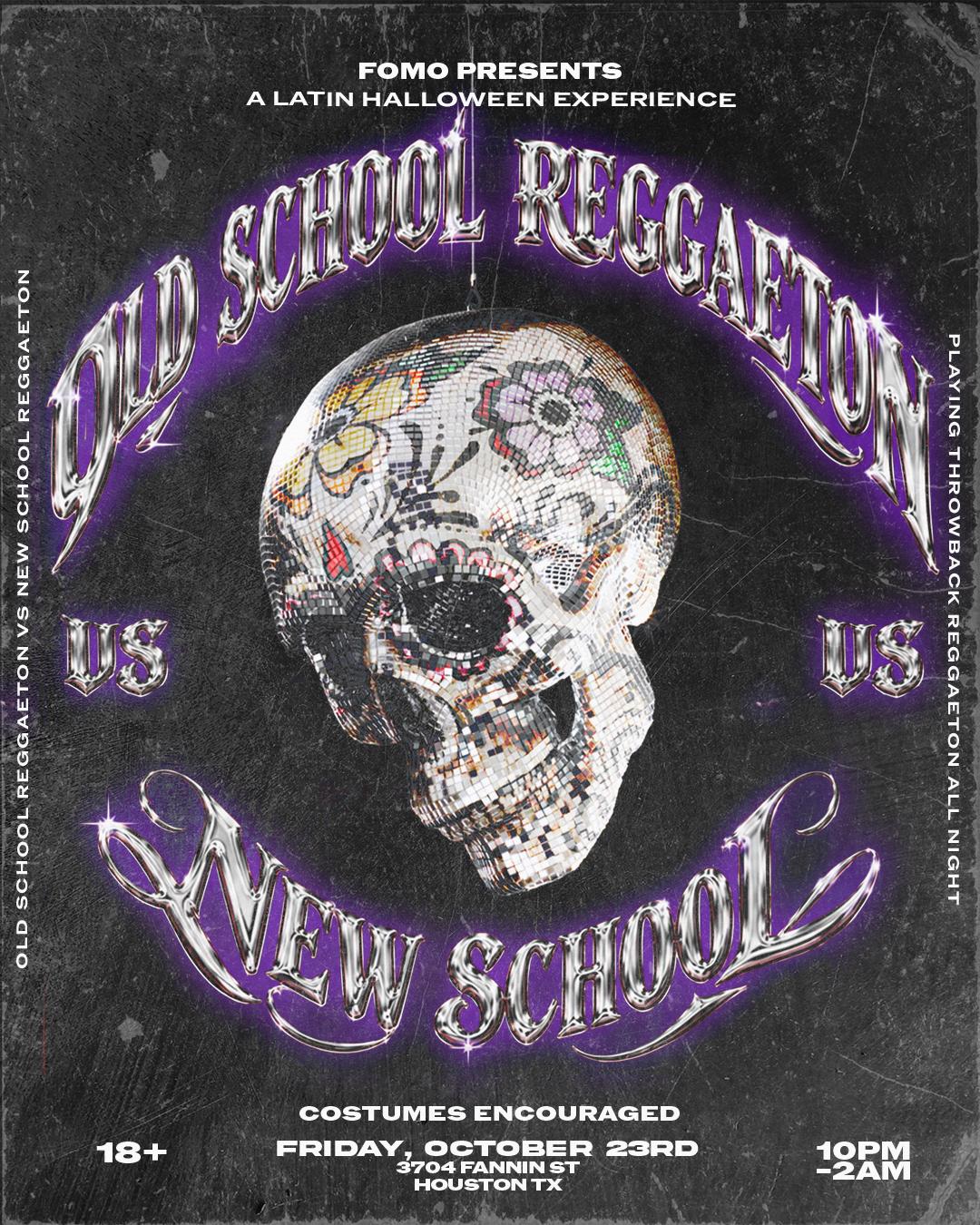 OLD VS NEW REGGAETON: HALLOWEEN EDITION event flyer