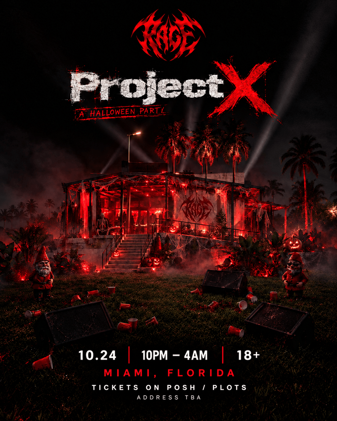 HALLOWEEN PARTY event flyer