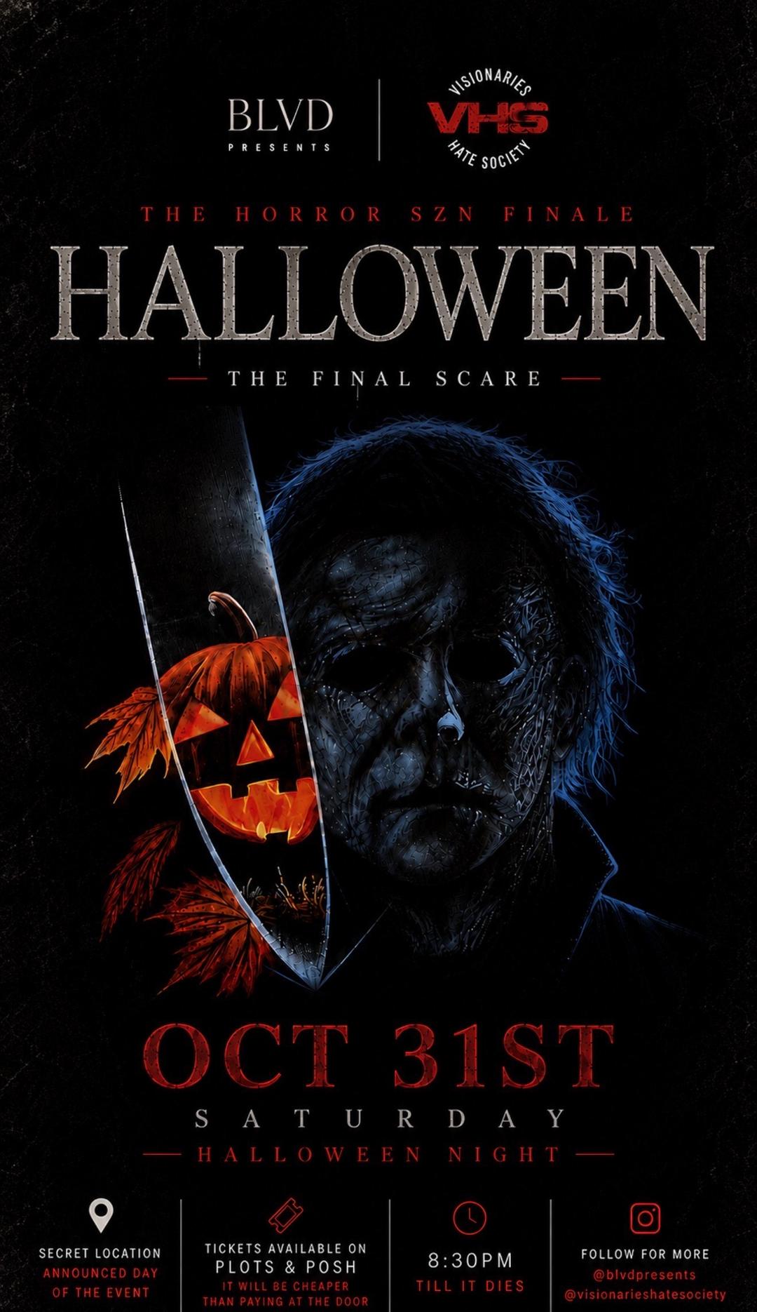 HALLOWEEN 🎃 || The  Final  Scare  (oct 31st) event flyer