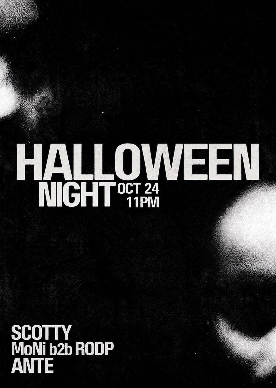 HALLOWEEN NIGHT event flyer