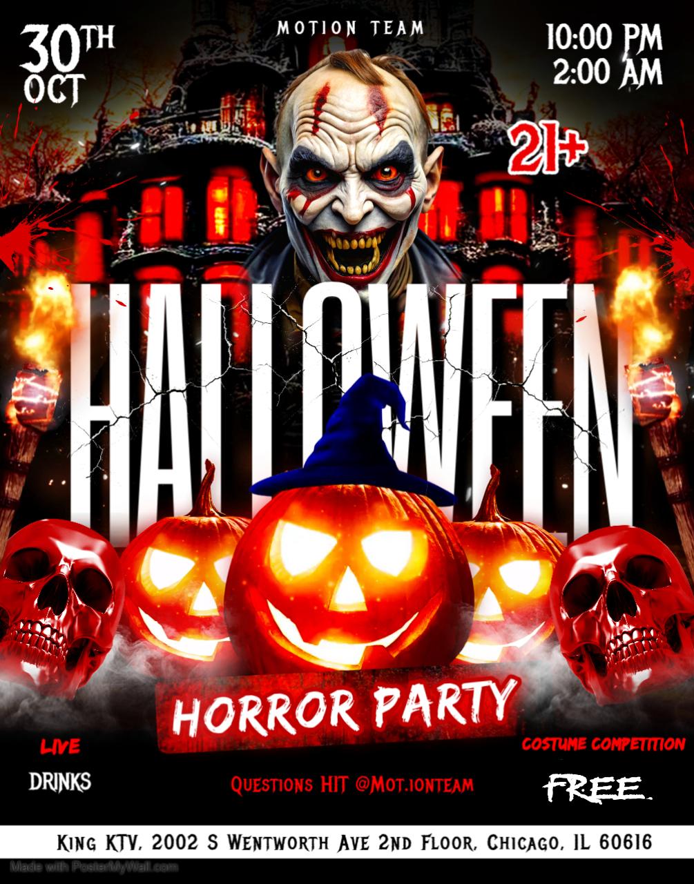 HALLOWEEN PARTY event flyer