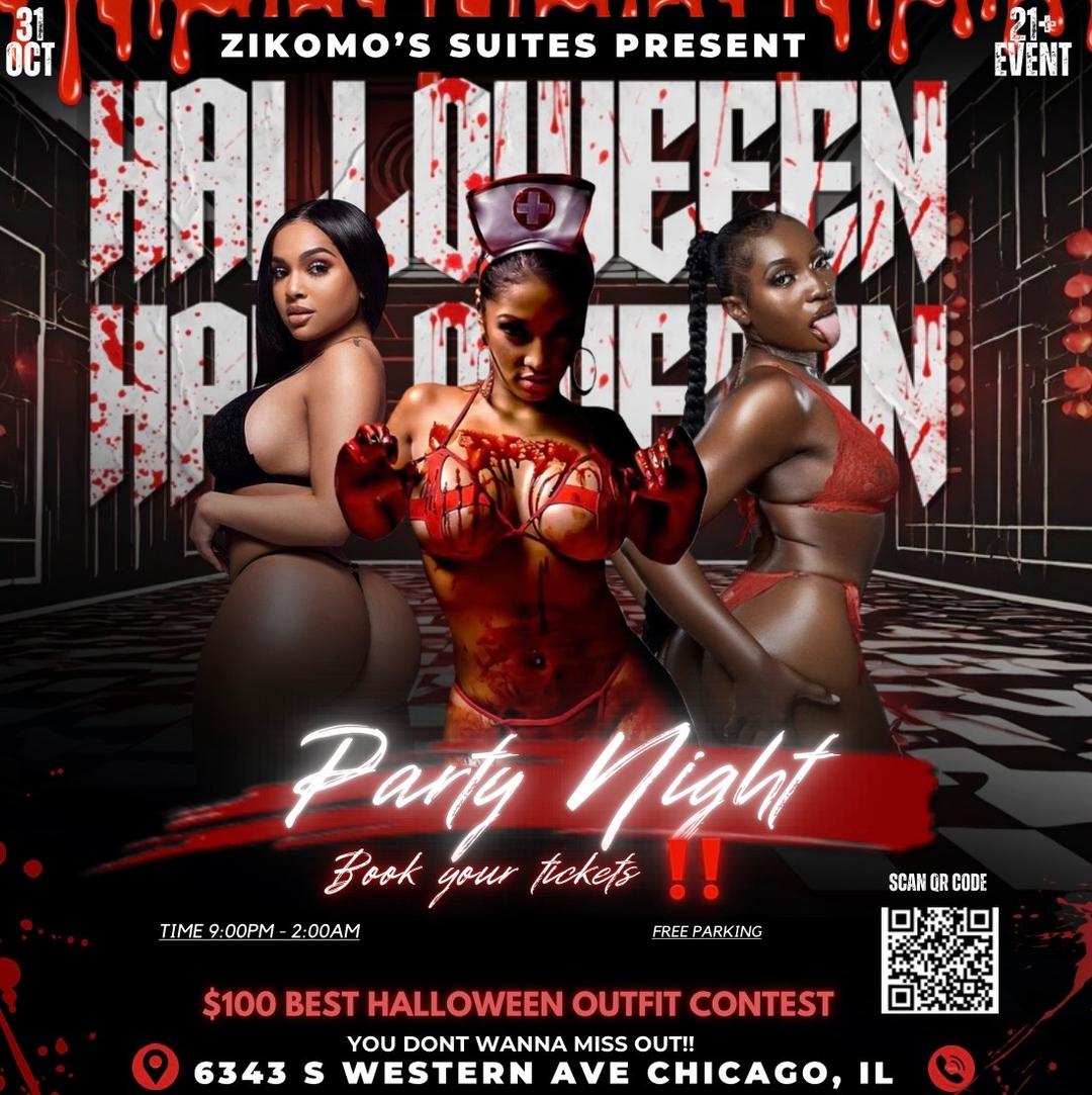 HAUNTED SUITES HALLOWEEN PARTY event flyer